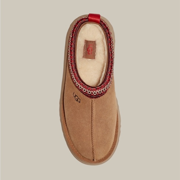 UGG Tazz Platform Slippers Chestnut NWT Size 9 - Picture 14 of 14